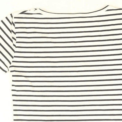 Womens UK Size S VERO MODA White Basic T-Shirt