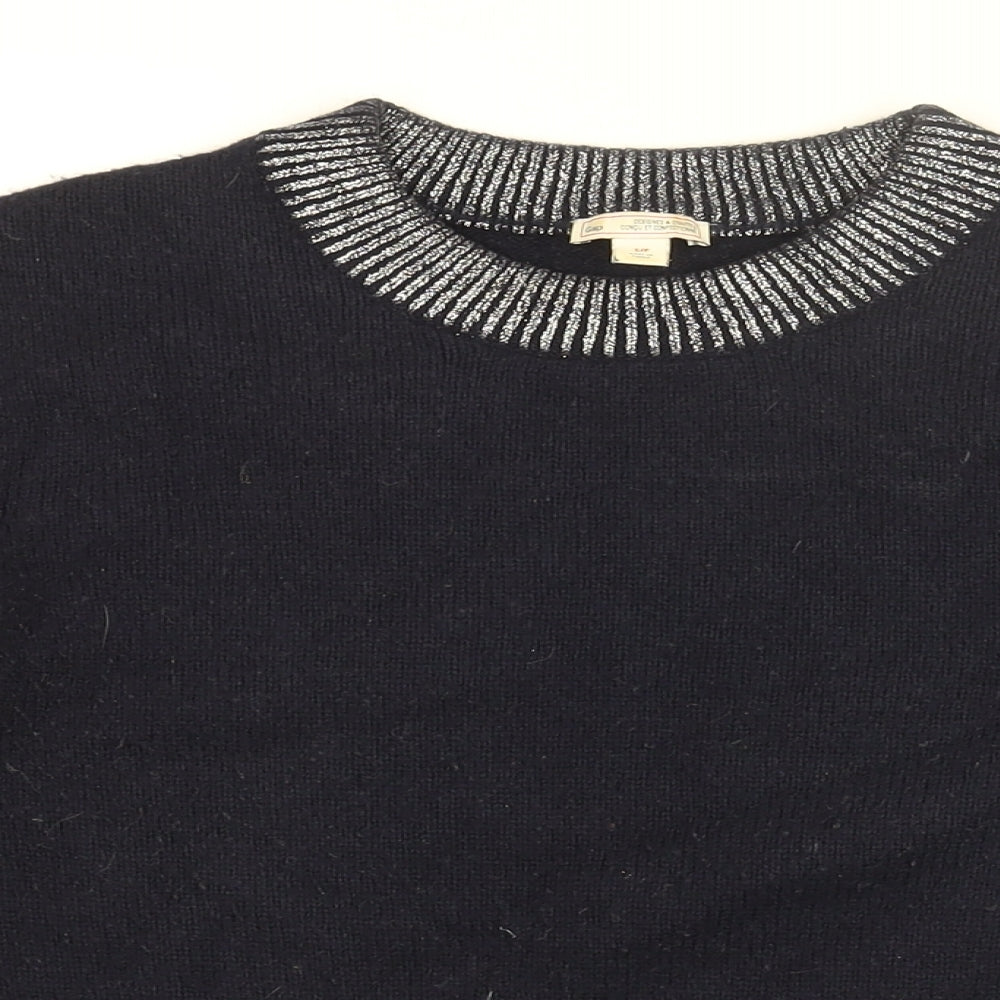 Womens UK Size S Gap Blue Pullover Jumper