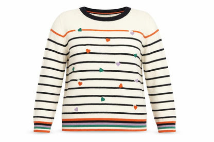 Womens UK Size S Oasis White Pullover Jumper