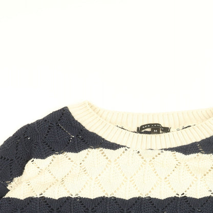 Womens UK Size M QED London White Pullover Jumper