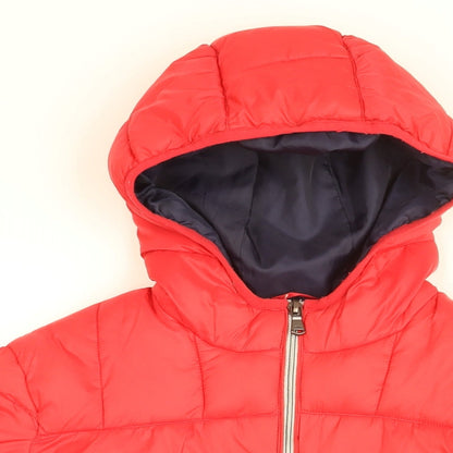 CARS Womens Red Puffer Jacket Coat Size 16 Zip