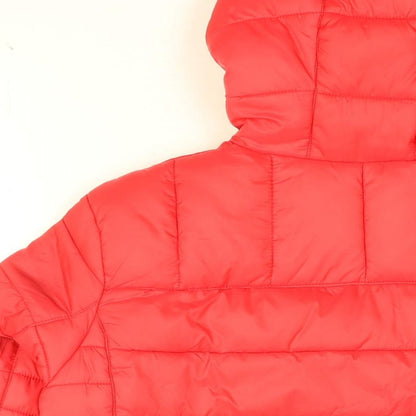 CARS Womens Red Puffer Jacket Coat Size 16 Zip