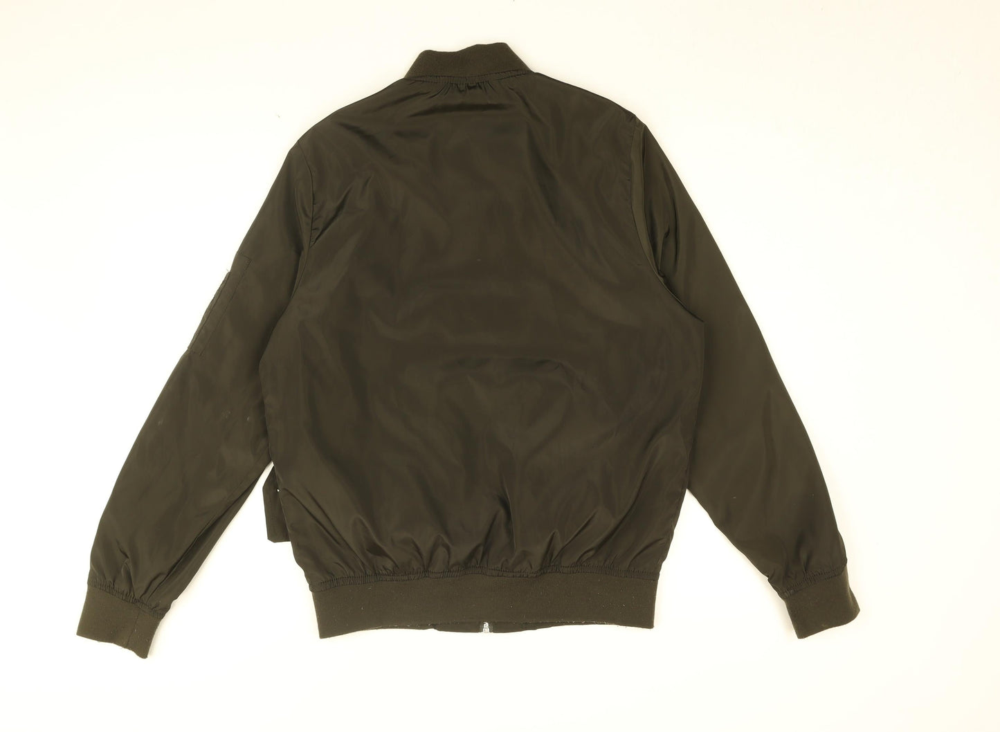 Mens UK Size S SoulStar Green Bomber Jacket