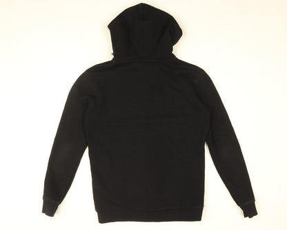 Mens UK Size S Nimes Black Full Zip Hoodie