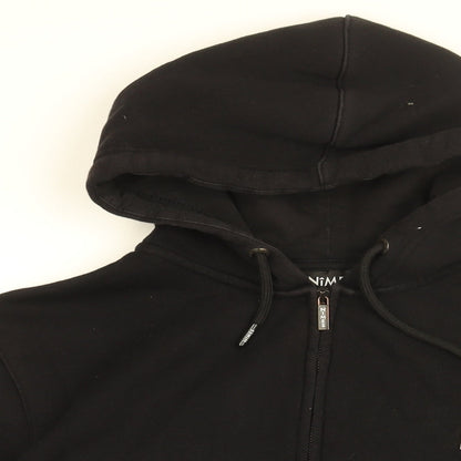 Mens UK Size S Nimes Black Full Zip Hoodie