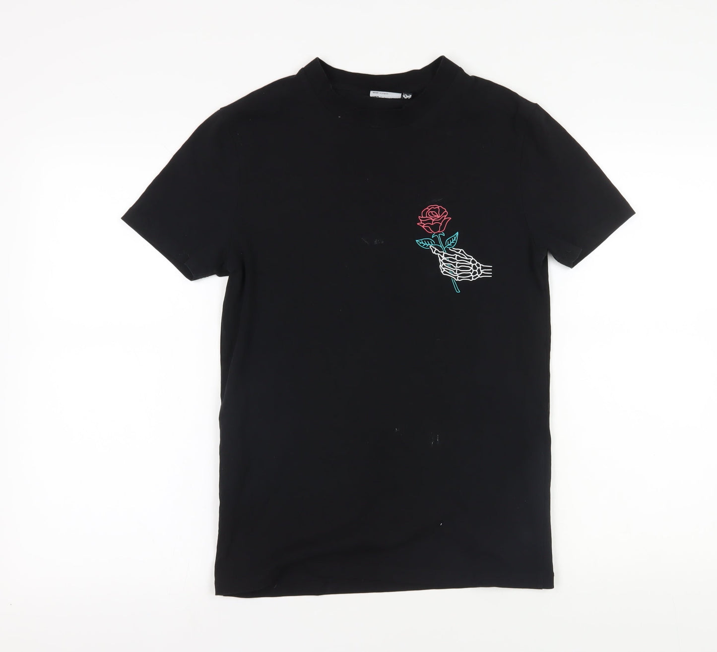 Mens UK Size S ASOS Black  T-Shirt