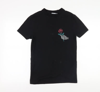 Mens UK Size S ASOS Black  T-Shirt