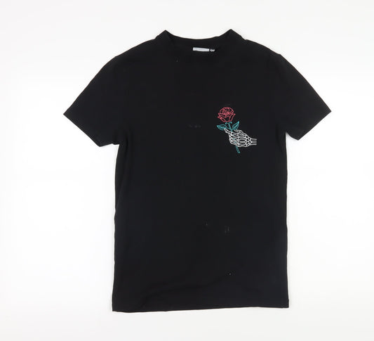 Mens UK Size S ASOS Black  T-Shirt