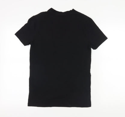 Mens UK Size S ASOS Black  T-Shirt