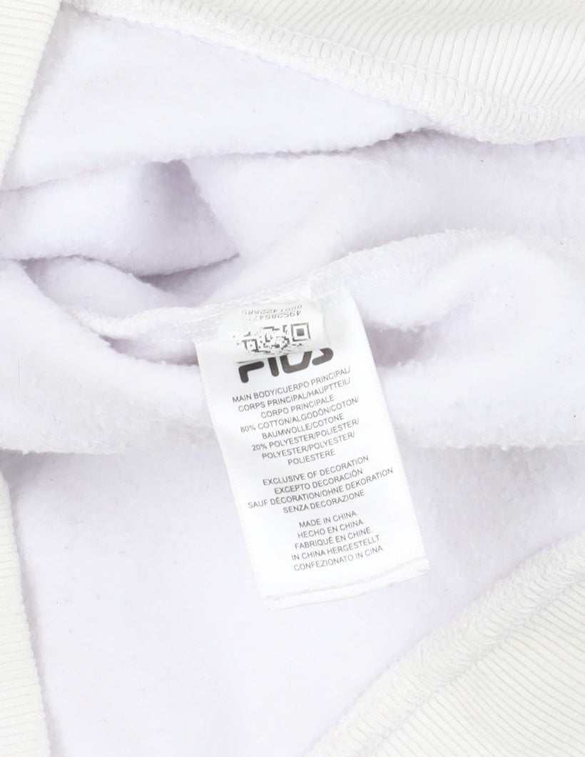 FILA White Pullover Sweatshirt - Women's Size S