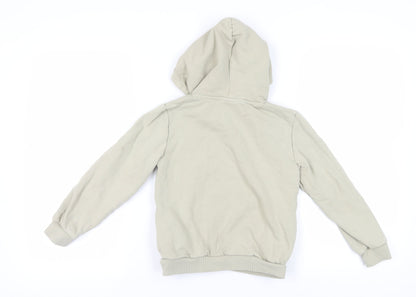 Puma Beige Girls Pullover Hoodie 9-10 Years with Logo