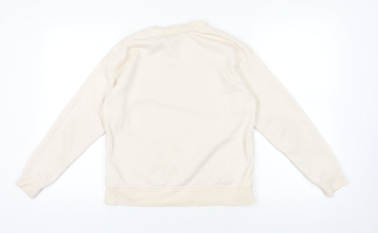 Womens UK Size 2XS Disney Ivory Pullover Sweatshirt