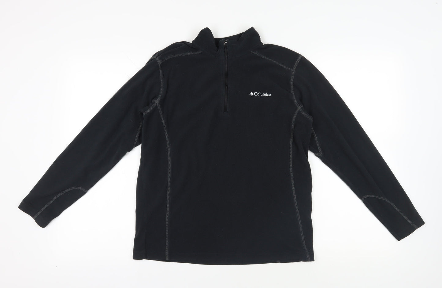 Columbia Black Fleece 1/4 Zip Pullover Sweatshirt S