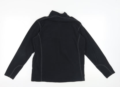 Columbia Black Fleece 1/4 Zip Pullover Sweatshirt S