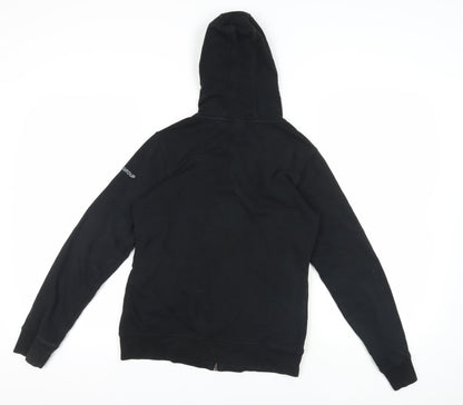 Clique Black Full Zip Hoodie, Size S, Unisex