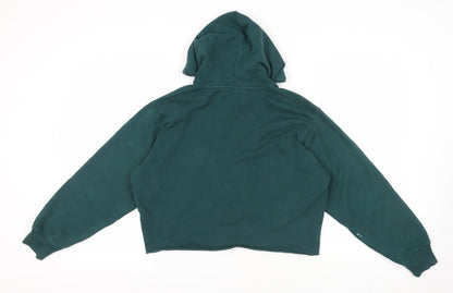 Womens UK Size M Hollister Green Pullover Hoodie