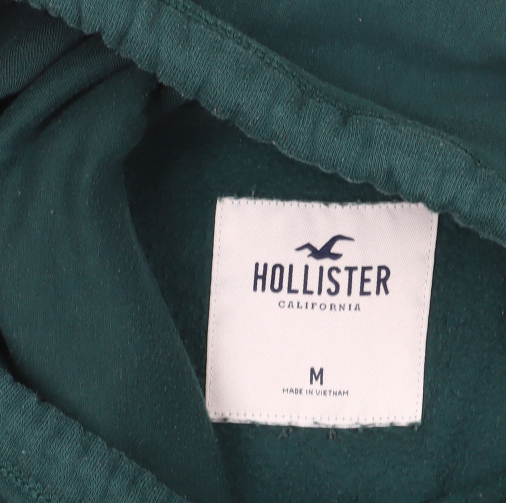 Womens UK Size M Hollister Green Pullover Hoodie