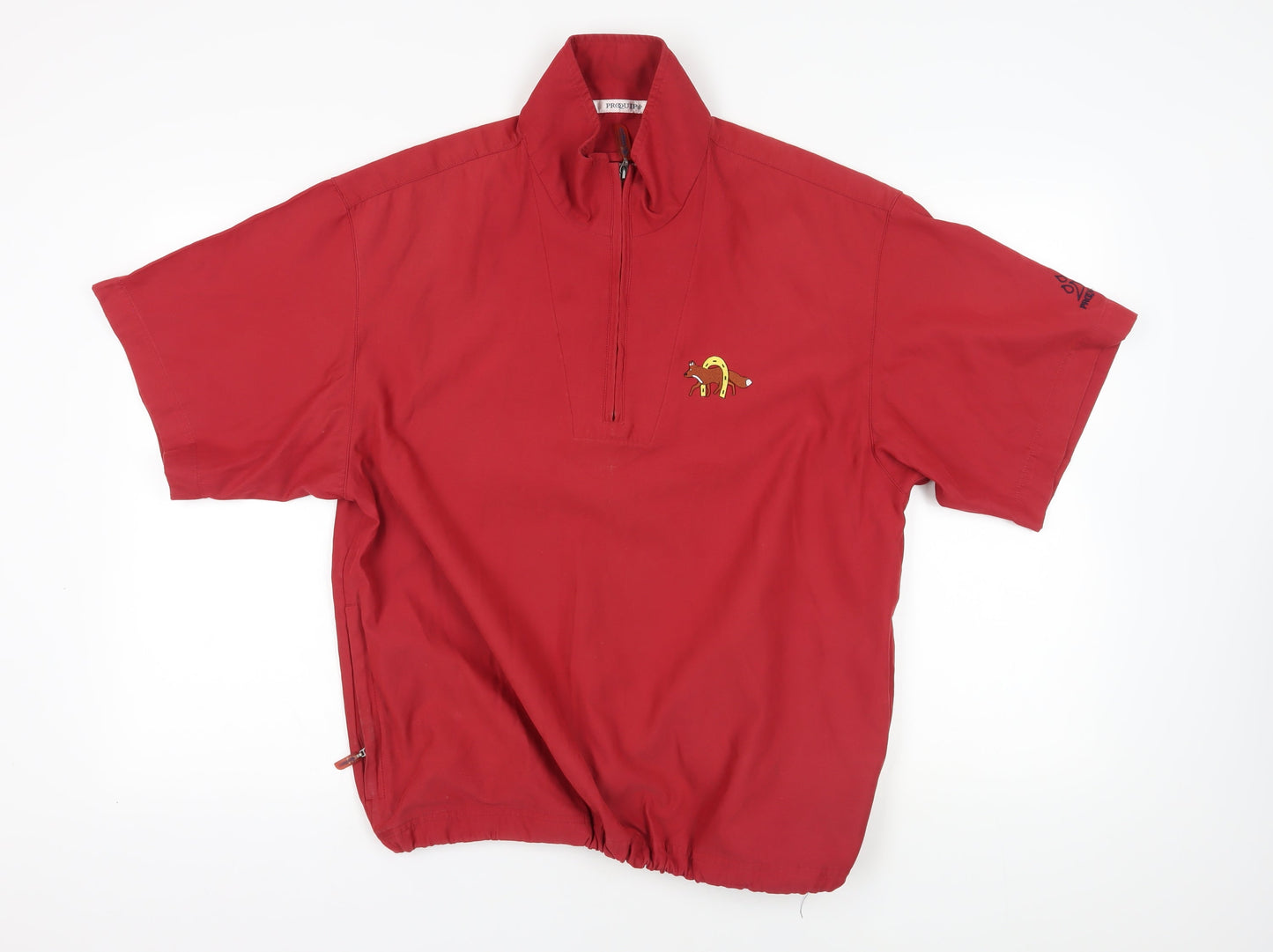 Mens UK Size L Proquip Red Windbreaker Coat