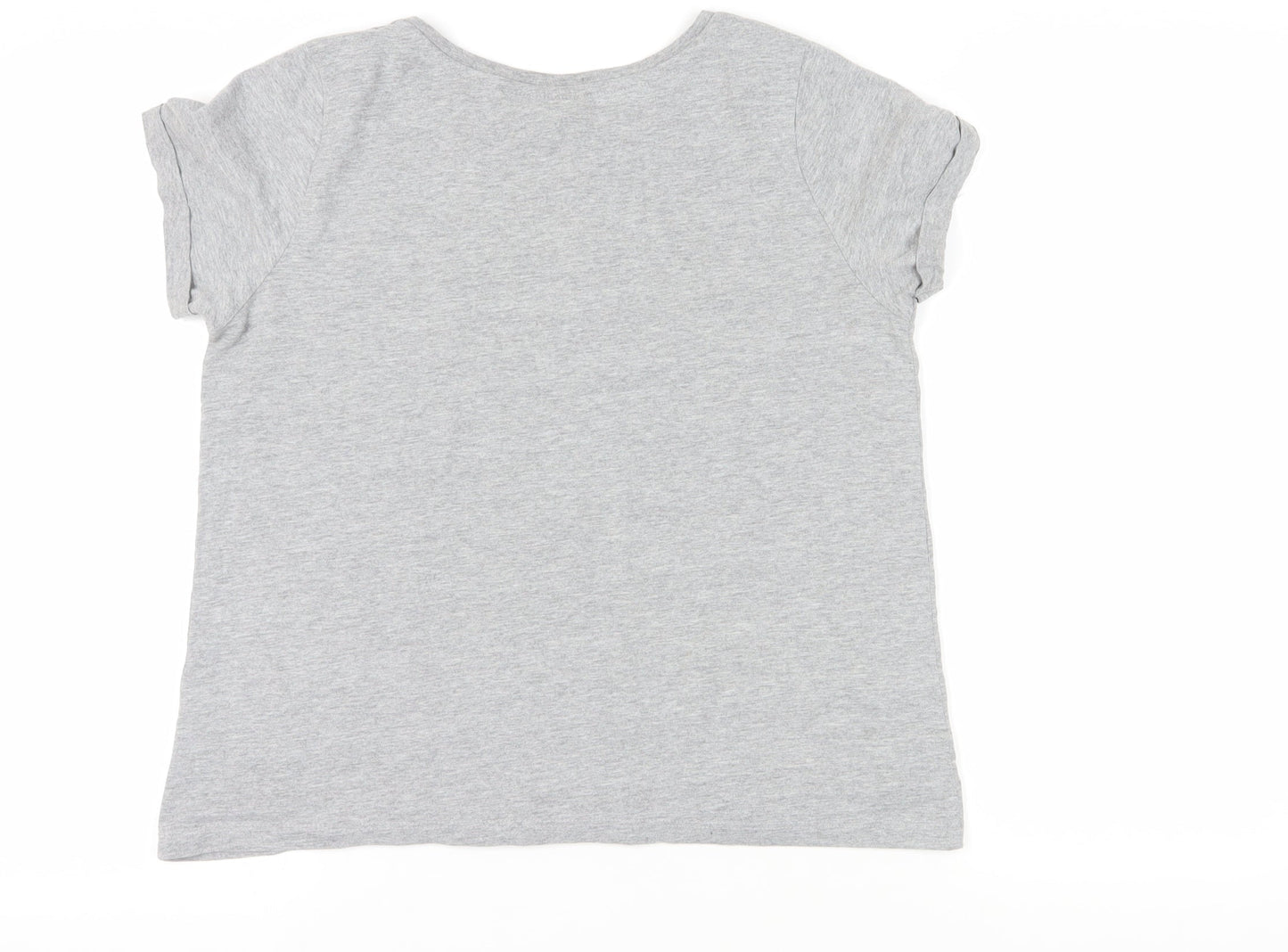 Womens UK Size 16 Harry Potter Grey Basic T-Shirt