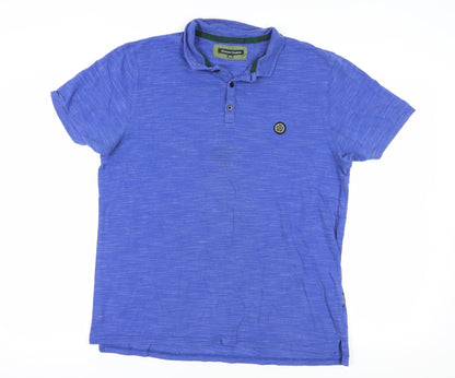 Nicholas Deakins Blue Cotton Polo 2XL
