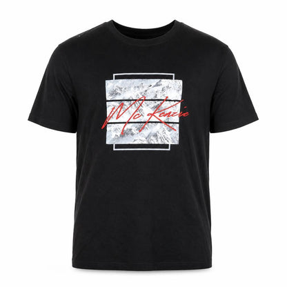 Mens UK Size L McKenzie Black  T-Shirt