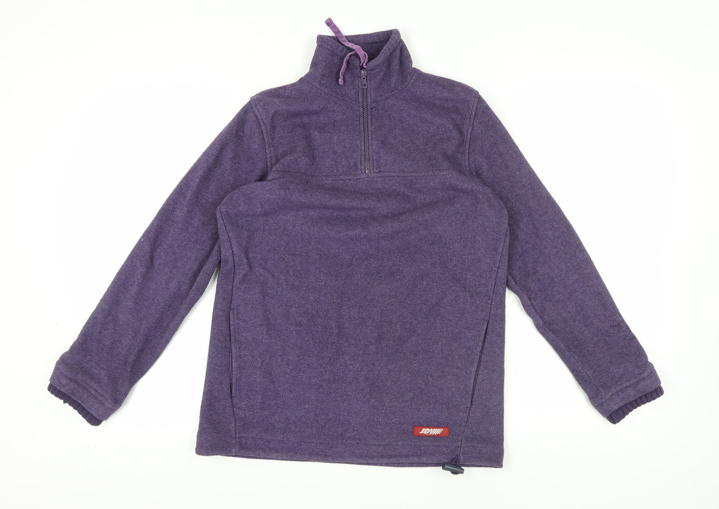 Purple Joie de Vivre Fleece 1/2 Zip Sweatshirt