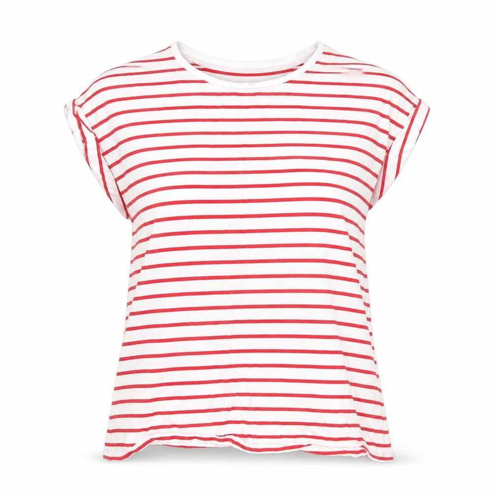 Womens UK Size 14 Dorothy Perkins Red Basic T-Shirt