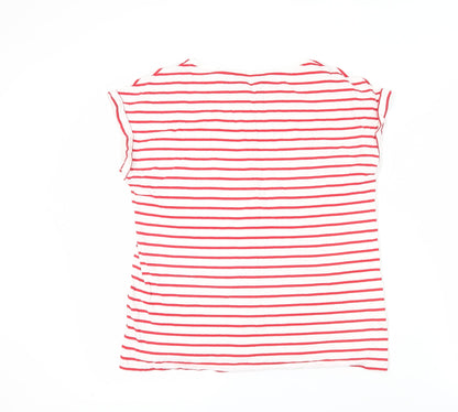 Womens UK Size 14 Dorothy Perkins Red Basic T-Shirt