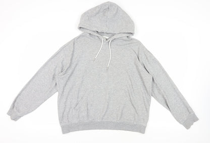 Grey Pullover Hoodie, Unisex Size 12, All Seasons