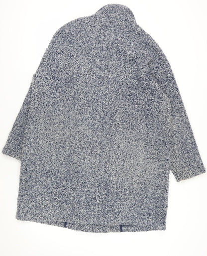 Next Blue Polyester Mid-Length Overcoat Size 20