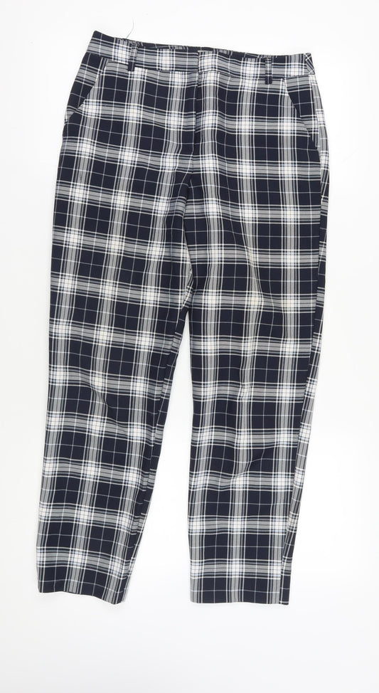 Womens UK Size 12 ASOS Regular Fit Dress Pants Black Trousers