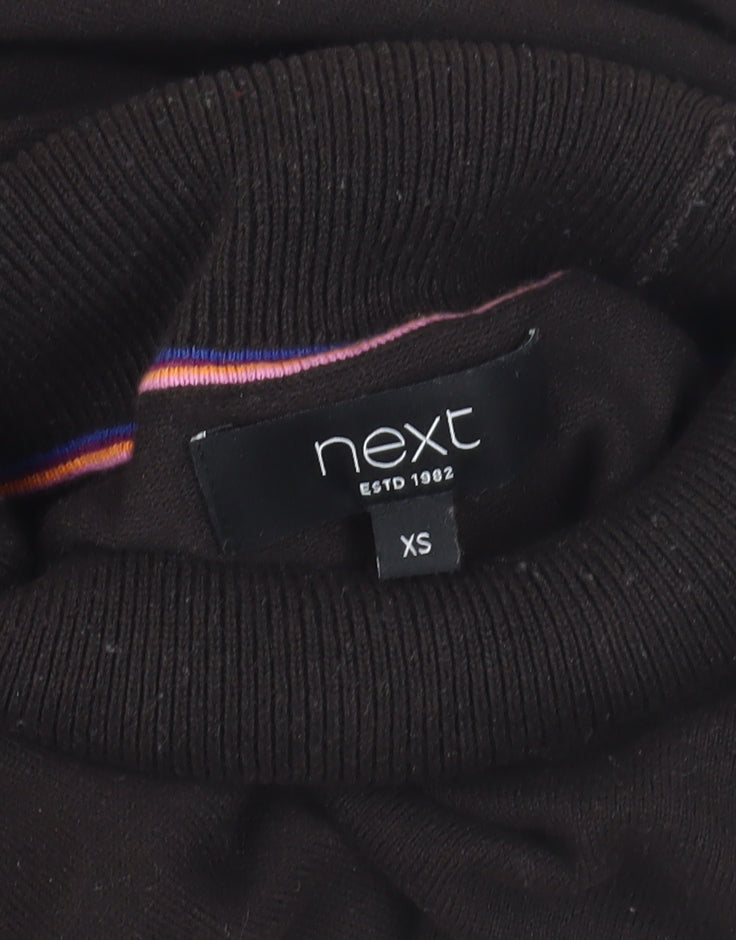 Womens UK Size XS NEXT Black Pullover Jumper