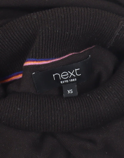 Womens UK Size XS NEXT Black Pullover Jumper
