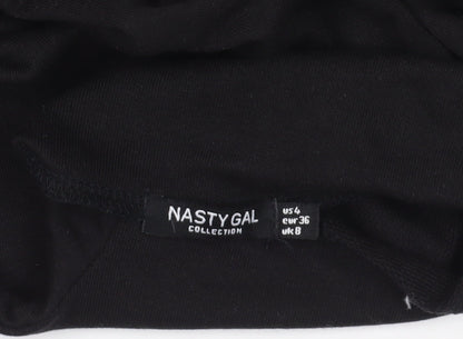 Black Nasty Gal Pullover Sweatshirt Size 8