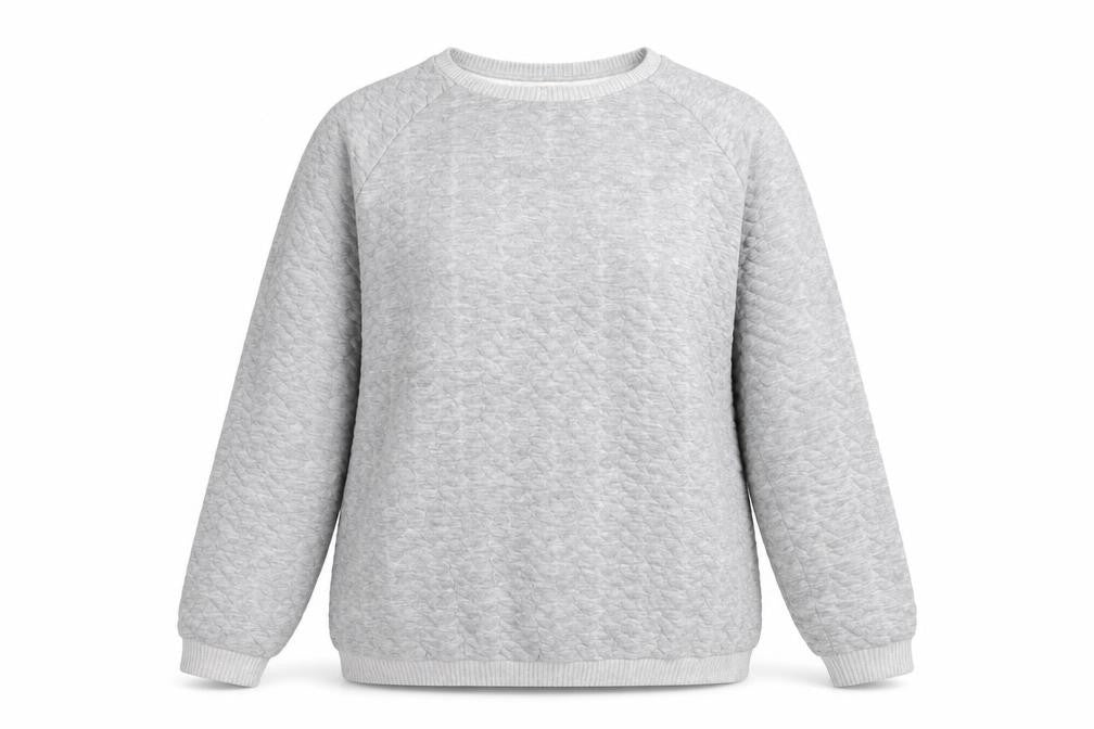 Womens UK Size M Pull & Bear Grey Pullover Sweatshirt