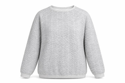 Womens UK Size M Pull & Bear Grey Pullover Sweatshirt