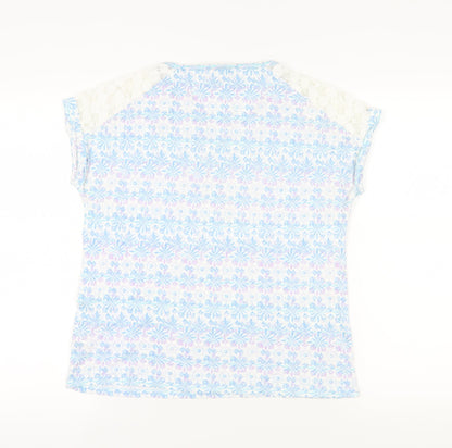 Womens UK Size 12 Marks and Spencer Multicoloured Basic T-Shirt