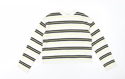 Womens UK Size S H&M White Basic T-Shirt