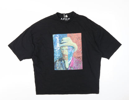 Mens UK Size M ASOS Black  T-Shirt