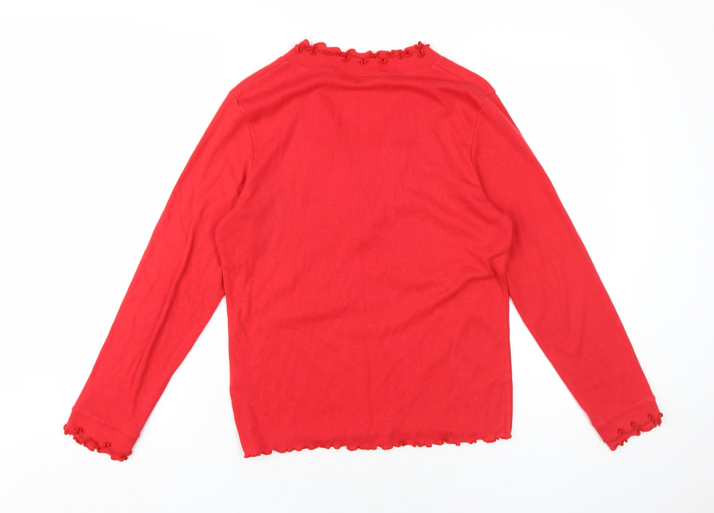 Womens UK Size 12 Emreco Red Basic T-Shirt