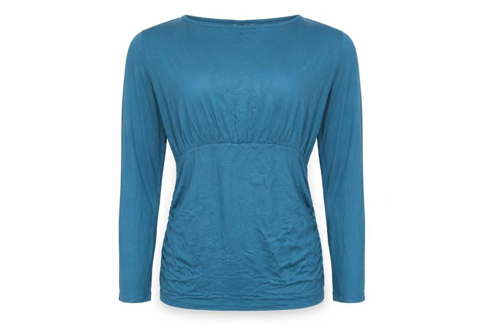Womens UK Size S JoJo Maman Bébé Blue Basic T-Shirt