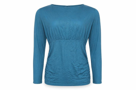 Womens UK Size S JoJo Maman Bébé Blue Basic T-Shirt