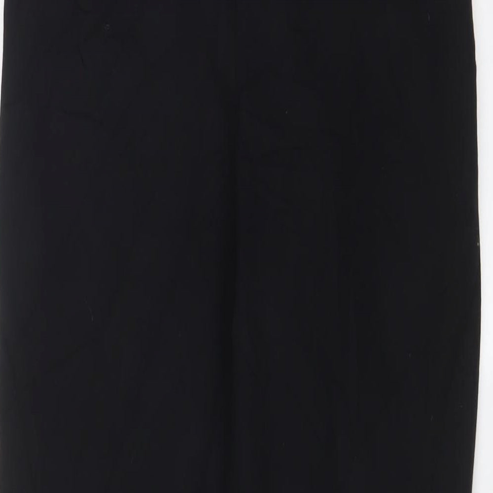 Womens UK Size 10 French Connection Regular Fit  Black Trousers