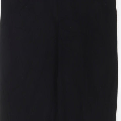 Womens UK Size 10 French Connection Regular Fit  Black Trousers