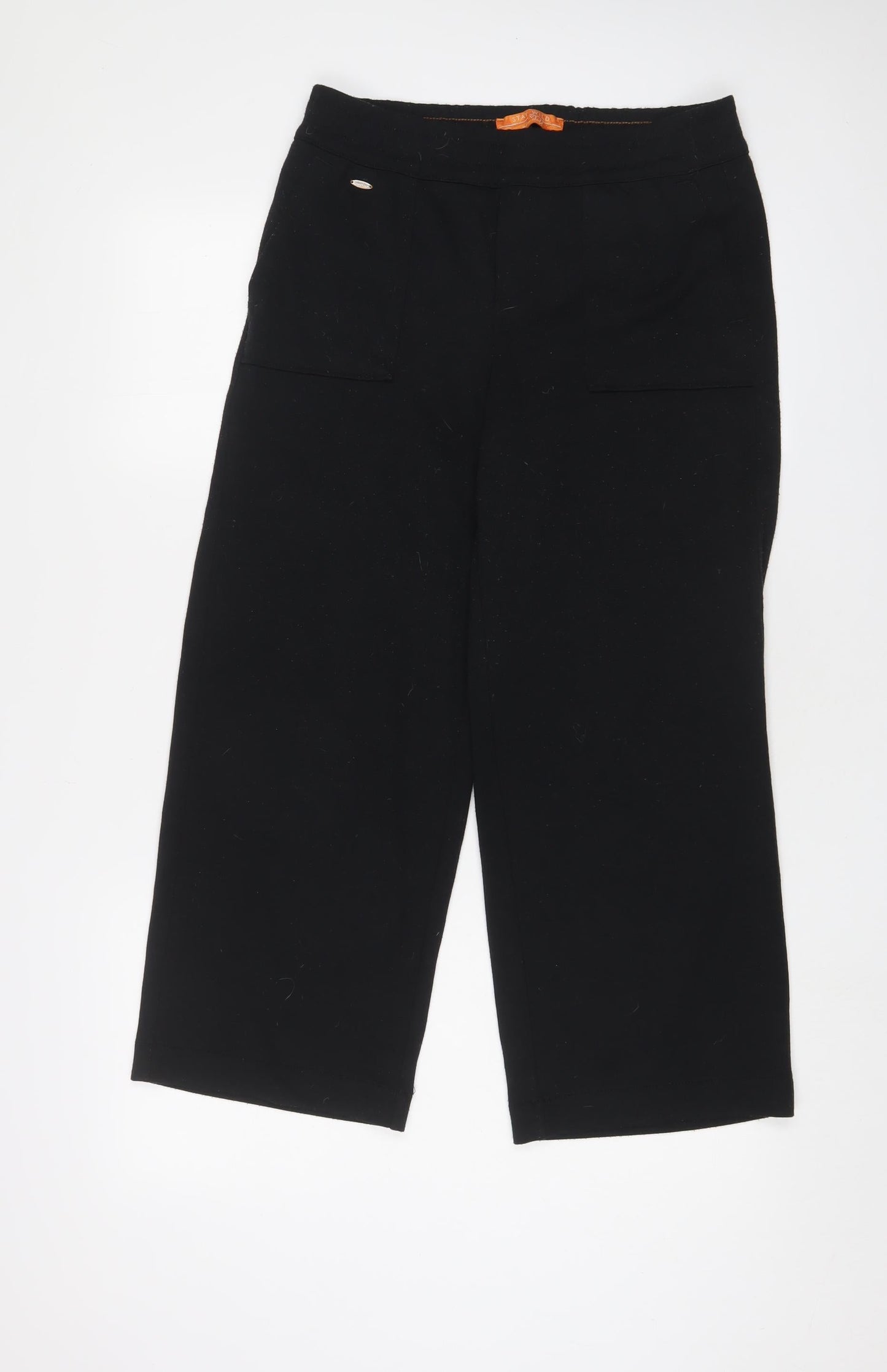 Womens UK Size 8 Street One Regular Fit Jegging Black Trousers