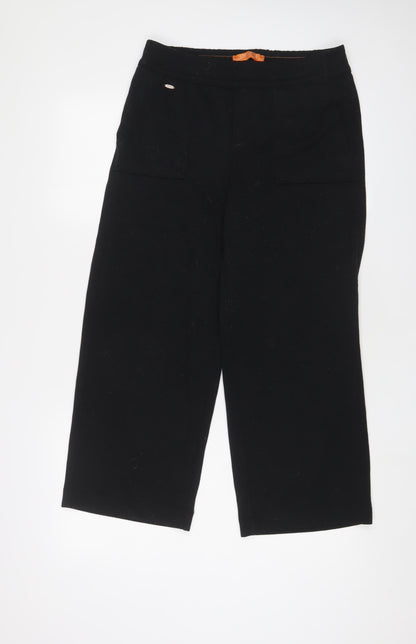 Womens UK Size 8 Street One Regular Fit Jegging Black Trousers