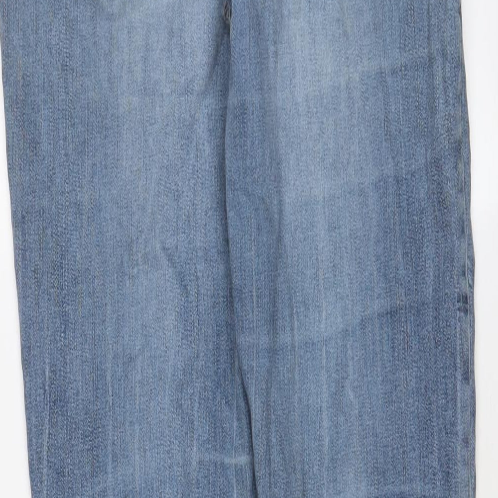 Lerose Womens Blue Cotton Skinny Jeans Size 8 L32 in Regular Zip