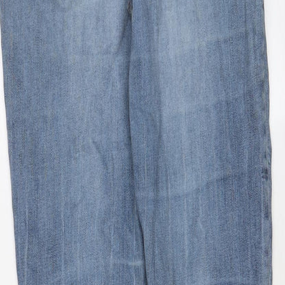Lerose Womens Blue Cotton Skinny Jeans Size 8 L32 in Regular Zip