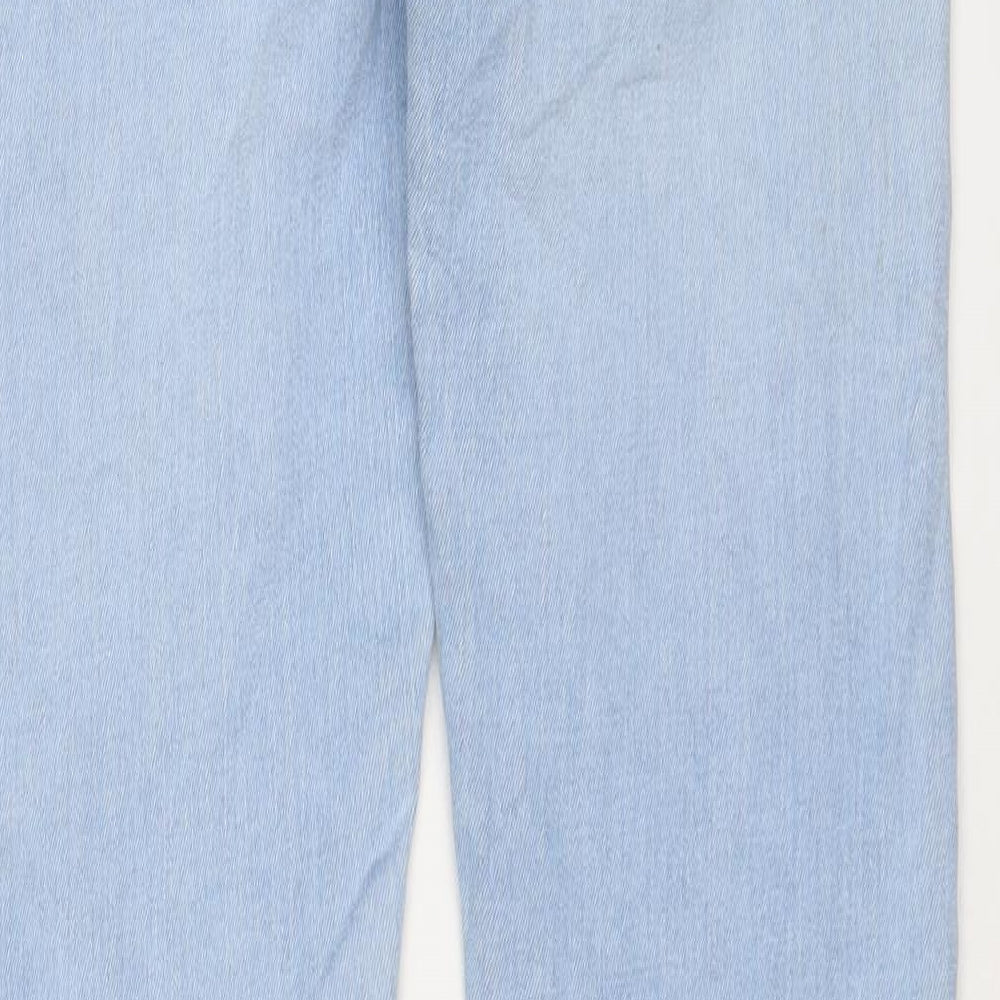 Lee Womens Blue Cotton Skinny Jeans Size 31 in L34 in Regular Zip