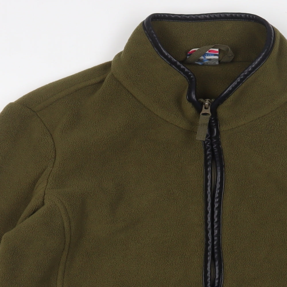 Equestrian Womens Green Jacket Size 16 Zip - 16/18